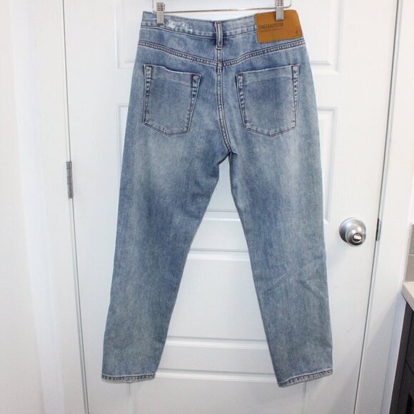 One Teaspoon Jeans Women's Size 26 Awesome Baggies Mid Rise Distressed Boyfriend - Picture 4 of 4